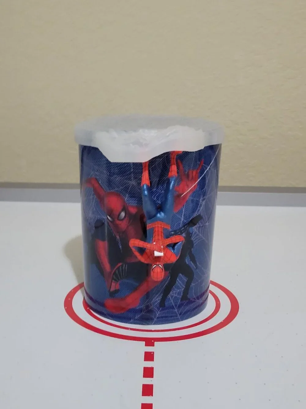 Spider-Man Brand New Day Popcorn Bucket AND Bag Clip